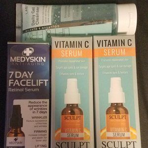New Skincare Bundle - 3 Serums and a Cleanser